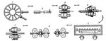 Схема технологічного процесу виробництва труб на трубопрокатному агрегаті з безперервним подовжувальним станом: 1 - нагрів заготовок в секційних прохідних печах;  2 - розрізання заготовок на ножицях;  3 - прошивка заготовок на прошивному стані;  4 - прокатка труби на довгій оправці на безперервному стані;  5 - прокатка на калібрувальному стані;  6 - прокатка на редукційний стані;  7 - охолодження готових труб;  8 - правка труб на косовалкових правильних машинах